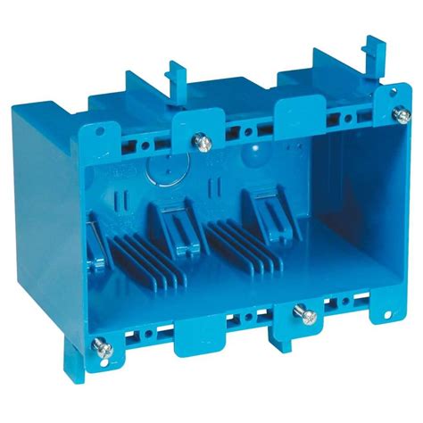 3 gang electrical outlet box|3 gang shallow switch box.